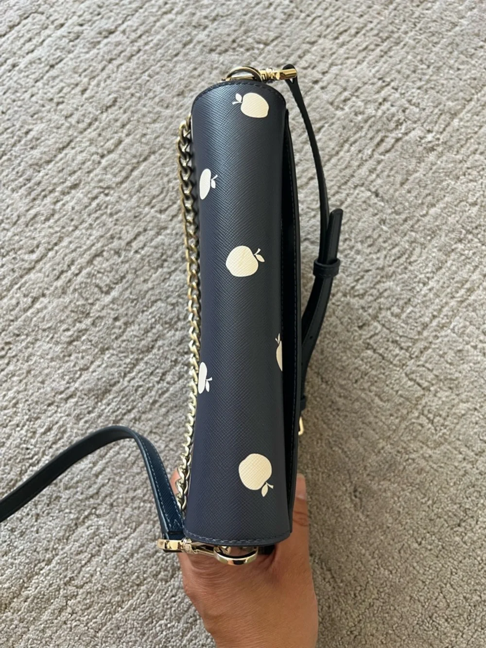 Kate Spade Carson Orchard Toss Convertible Crossbody, Apple Print - Picture 7 of 16